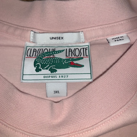 Lacoste Men's Crew Neck 3d Printed Logo Cotton T-shirt | 3XL - Picture 4 of 8